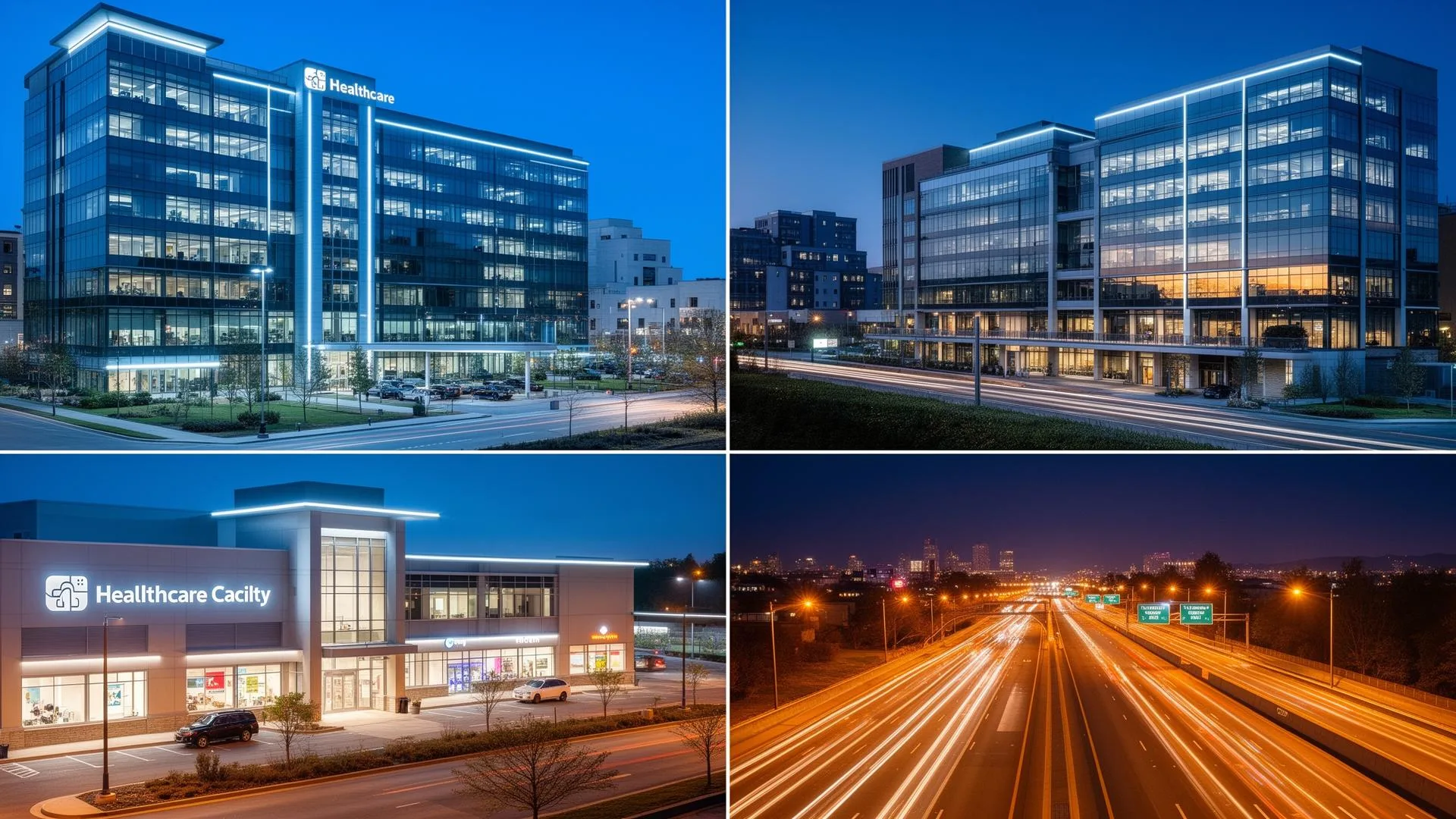 LED lighting solutions for office, healthcare, education and industrial sectors